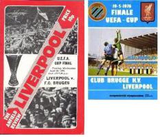 Программки к финалам Кубка УЕФА 1976 года (c) LFC History