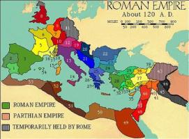 Карта Древнего Рима
