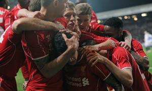 Игроки «Ливерпуля» празднуют гол (c) LiverpoolFC.com