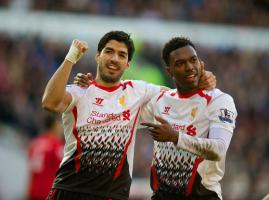 Луис Суарес и Дэниел Стрридж (с) liverpoolfc.com