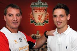 Брендан Роджерс и Джо Аллен (с) liverpoolfc.com