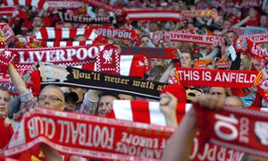 Болельщики «Ливерпуля» на трибуне Коп (c) Liverpool Echo