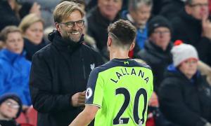 Юрген Клопп и Адам Лаллана (с) liverpoolfc.com