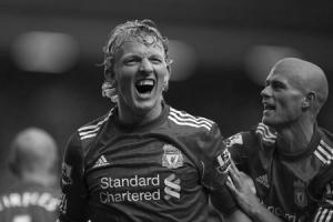 Дирк Кёйт и Пол Кончески празднуют гол в ворота «Сандерленда» (c) LiverpoolFC.tv