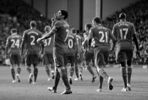 Игрок «Ливерпуля» празднуют гол в ворота «Кардифф Сити» (c) LiverpoolFC.com