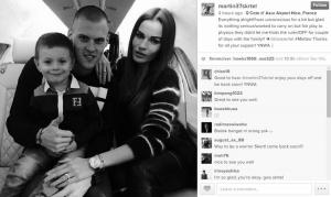 Мартин Шкртел с семьёй (c) Instagram