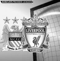 Логотипы «Манчестер Сити» и «Ливерпуля»
